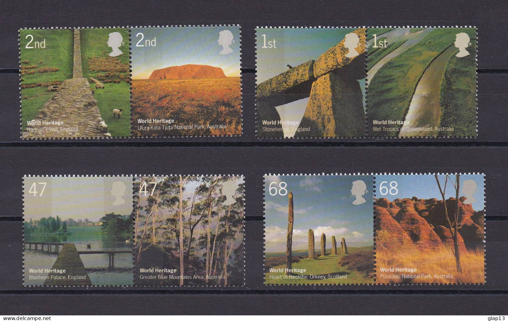 GRANDE-BRETAGNE 2005 TIMBRE N°2646/53 NEUF AVEC CHARNIERE PAYSAGES - Ungebraucht