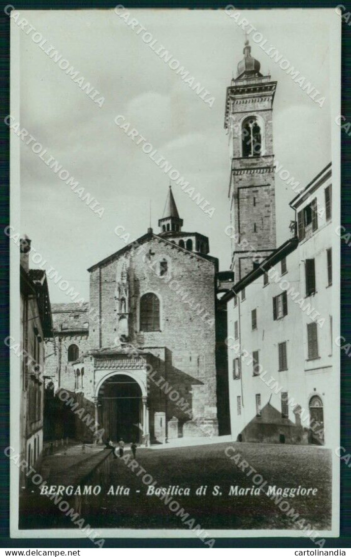 Bergamo Città Basilica Santa Maria Maggiore Foto Cartolina RT2786 - Bergamo