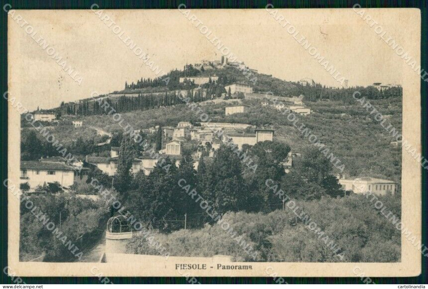 Firenze Fiesole ABRASA Cartolina RT2958 - Firenze