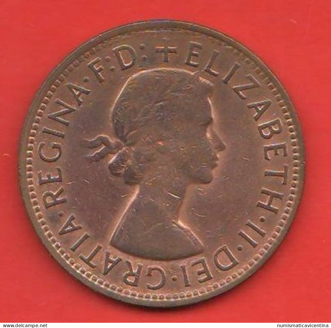 Australia One Penny 1958 Australie 1 Penny 1958 Queen Elizabeth - Penny