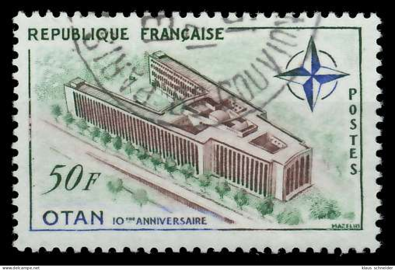 FRANKREICH 1959 Nr 1272 Gestempelt X05FB72 - Used Stamps