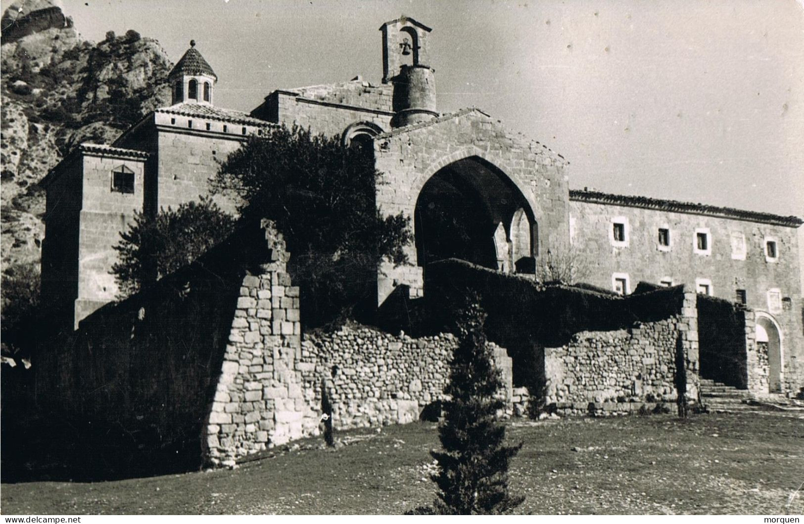 54821. Postal HORTA De SAN JUAN (Tarragona) 1967. Vista De La Iglesia - Lettres & Documents