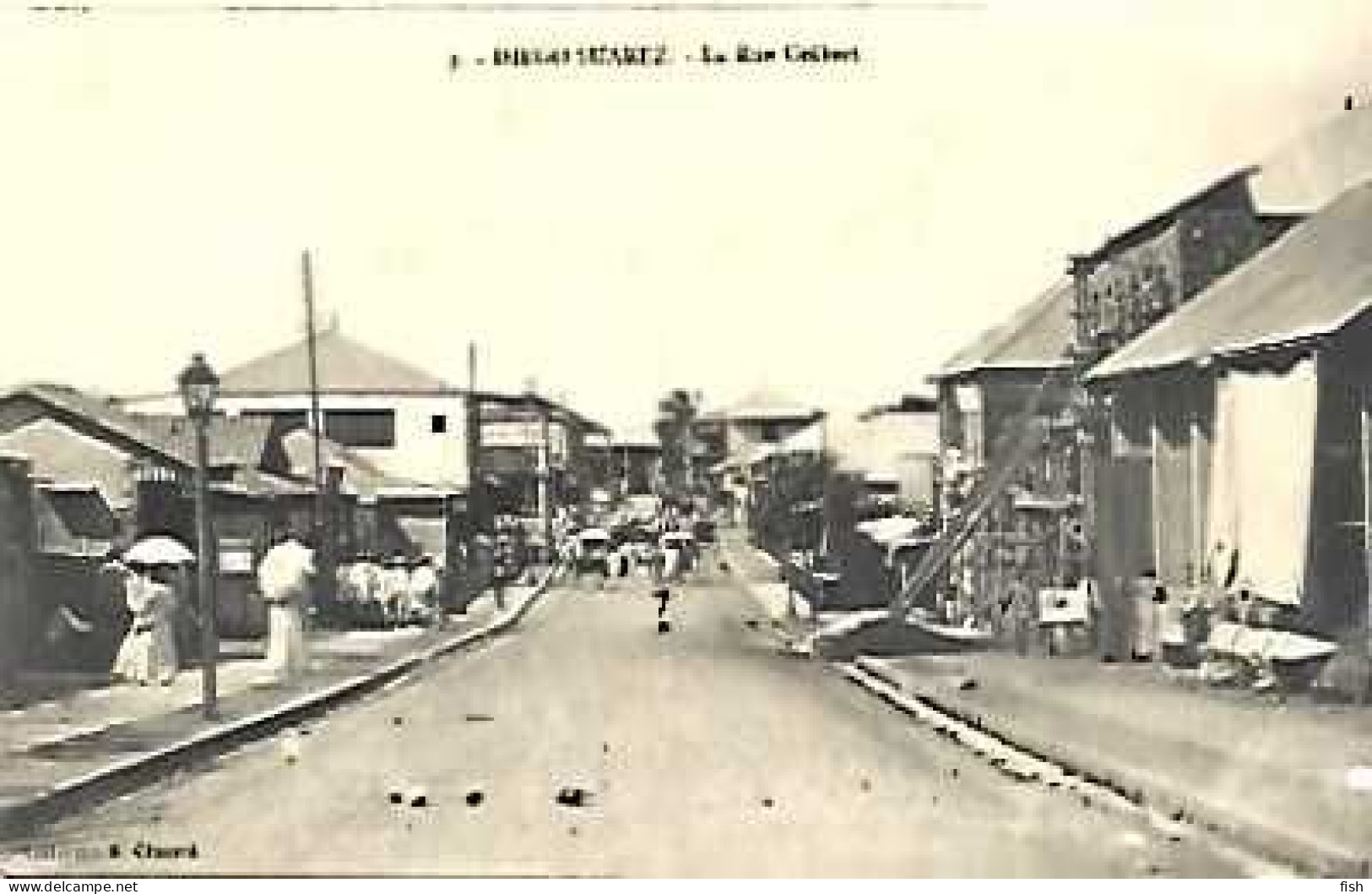 Madadascar ** & Postal, Diego Suarez, La Rue  Colbert Ed. Chatard (3) - Madagascar