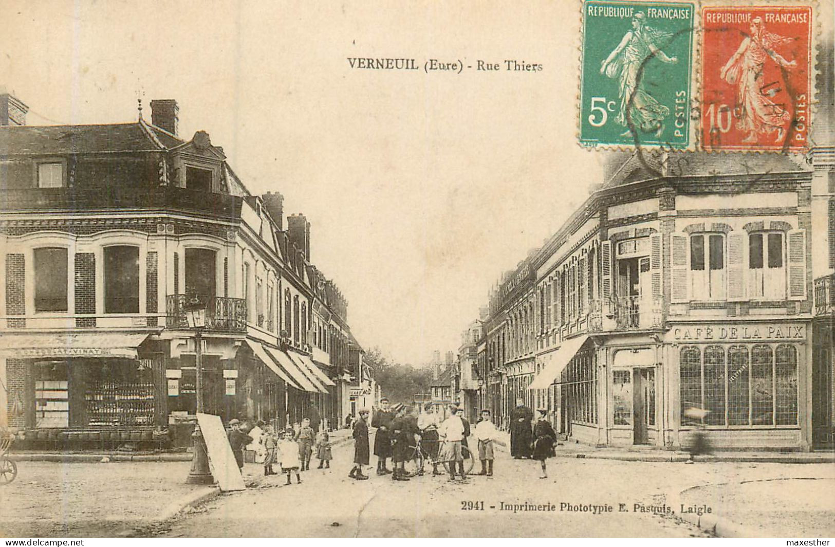 VERNEUIL  Rue Thiers - Verneuil-sur-Avre