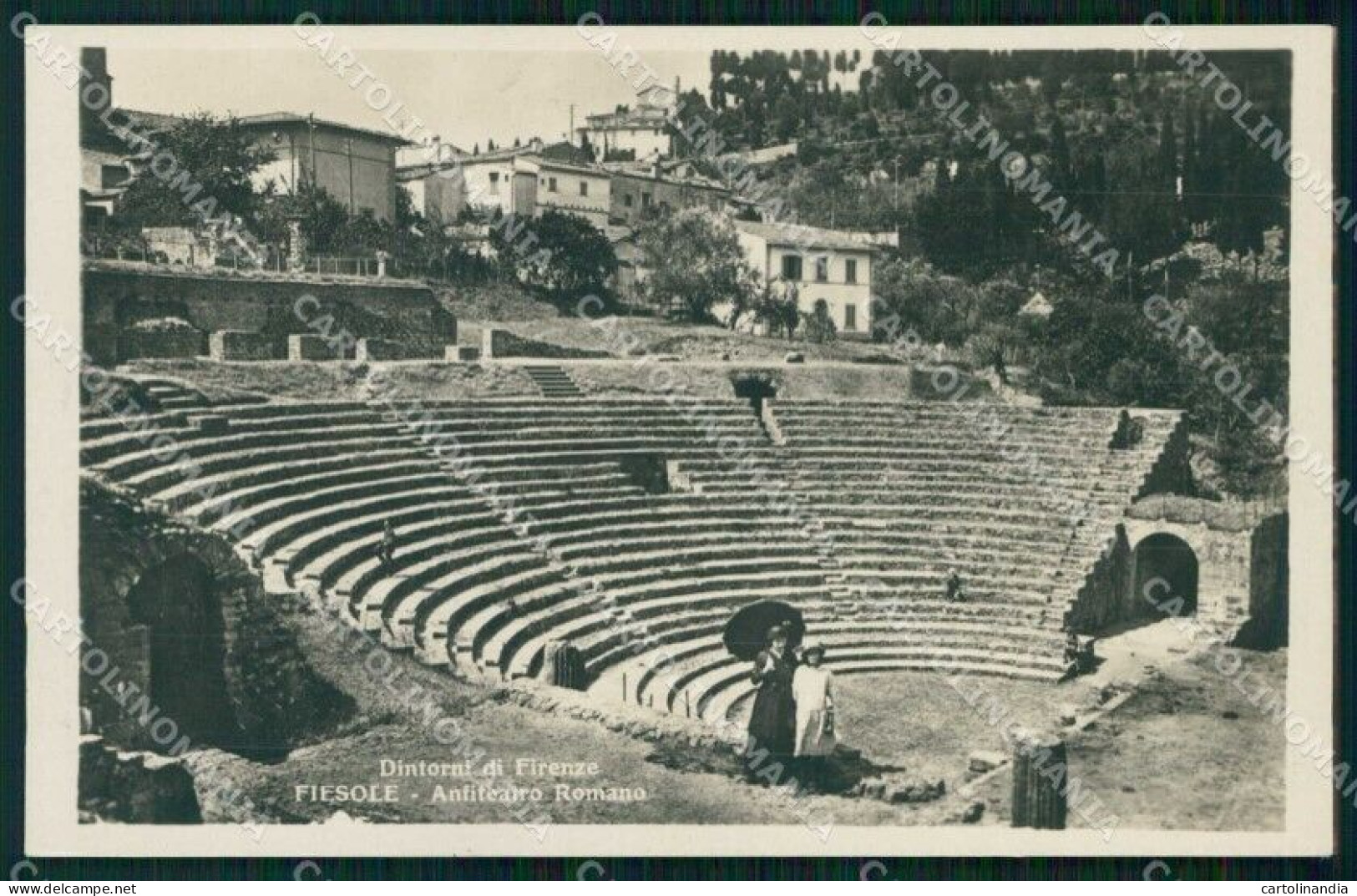 Firenze Fiesole Anfiteatro Romano Alterocca Foto Cartolina RT2739 - Firenze