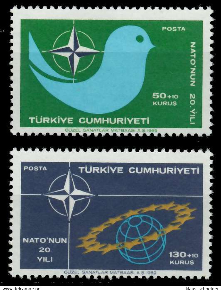 TÜRKEI 1969 Nr 2120-2121 Postfrisch SAE9536 - Unused Stamps