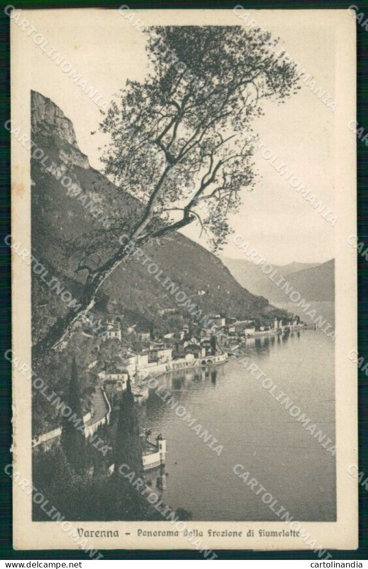 Lecco Varenna Fiumelatte Lago Cartolina RT2688 - Lecco