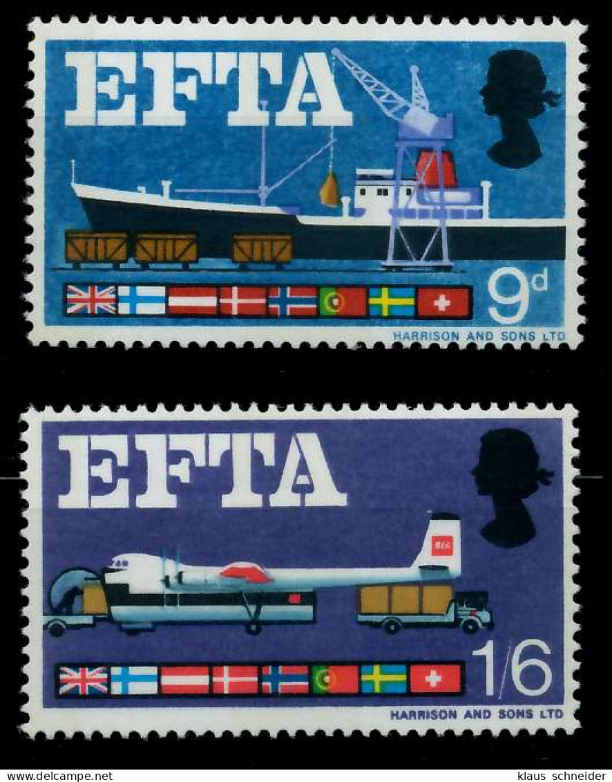 GROSSBRITANNIEN 1967 Nr 444y-445y Postfrisch SAE9AAE - Unused Stamps