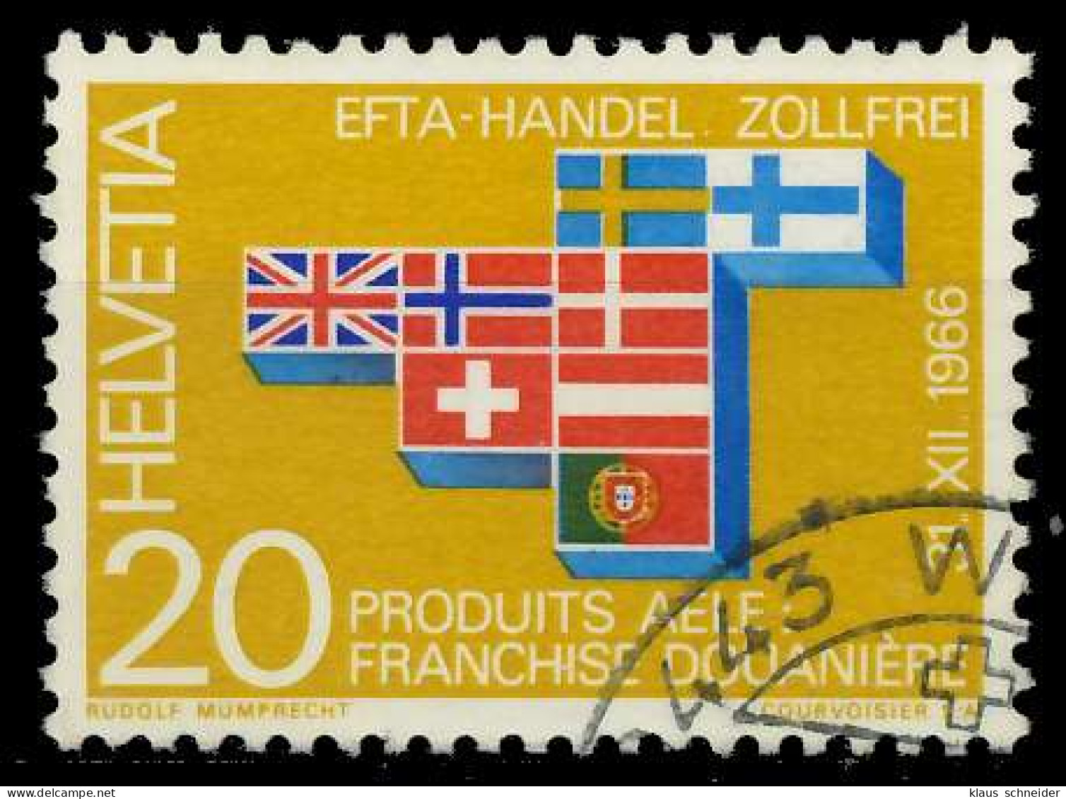 SCHWEIZ 1967 Nr 852 Gestempelt X06438E - Used Stamps