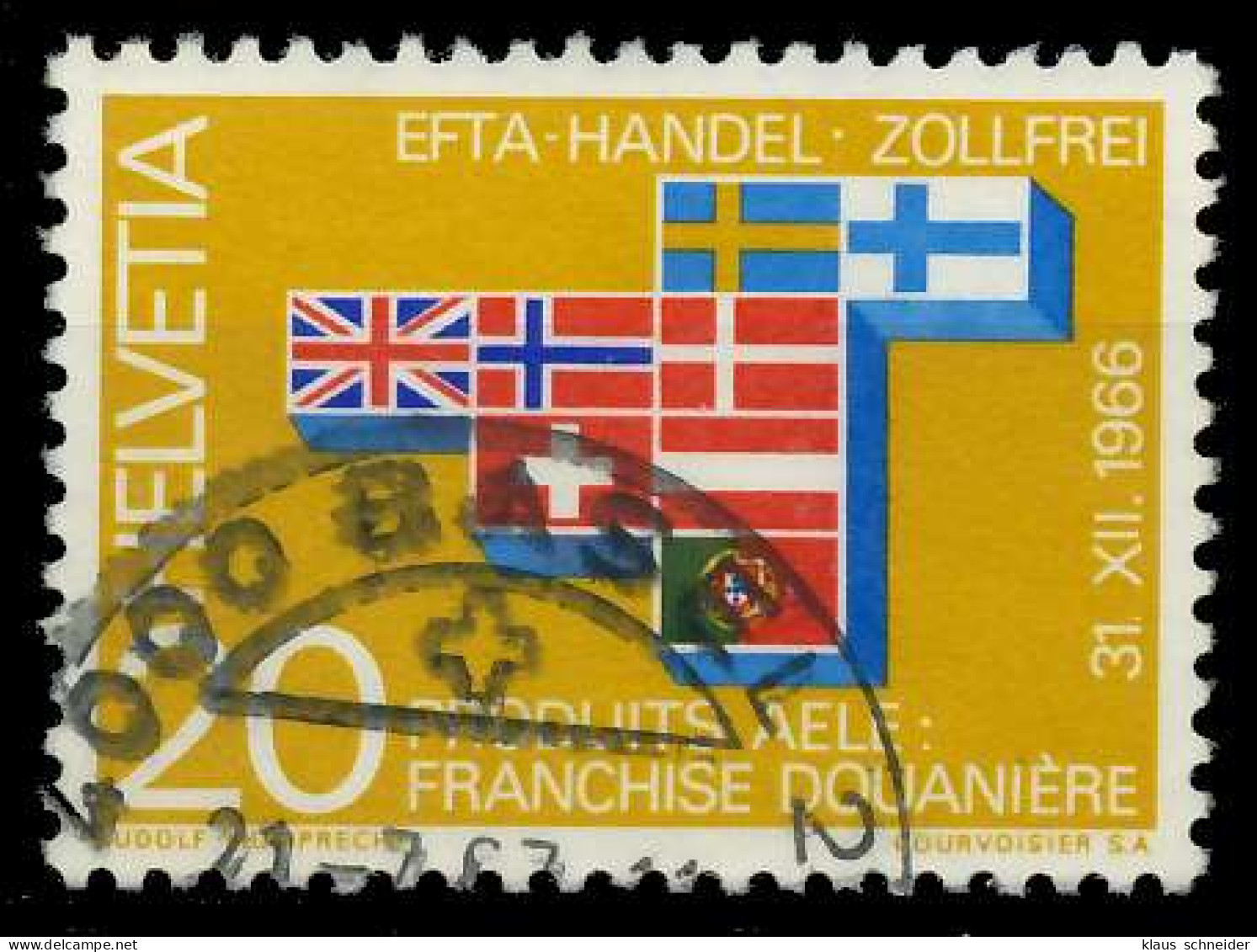 SCHWEIZ 1967 Nr 852 Gestempelt X0643A6 - Used Stamps