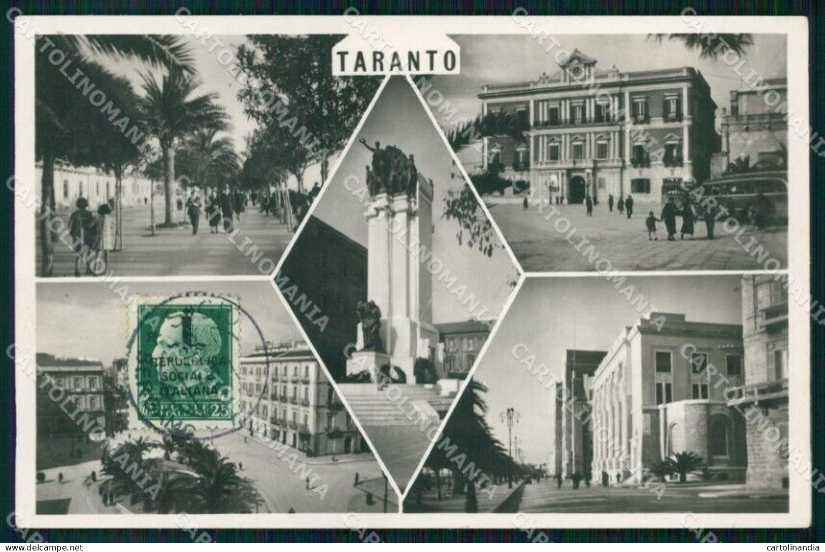 Taranto Città Foto Cartolina RT3457 - Taranto