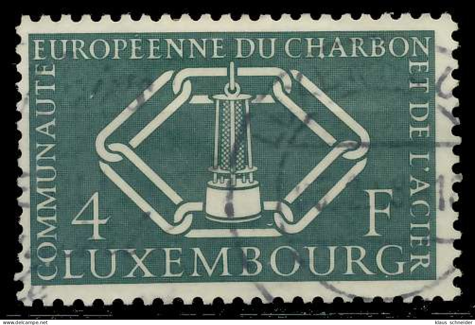 LUXEMBURG 1956 Nr 554 Gestempelt X06A886 - Gebraucht