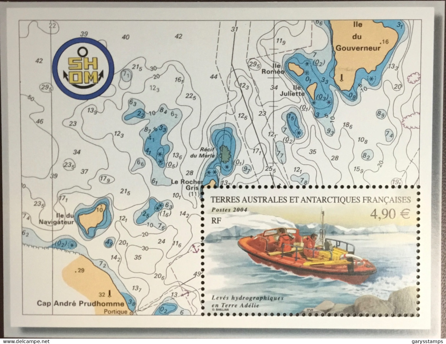 French Antarctic Territory TAAF 2004 Geological Surveys Minisheet MNH - Unused Stamps