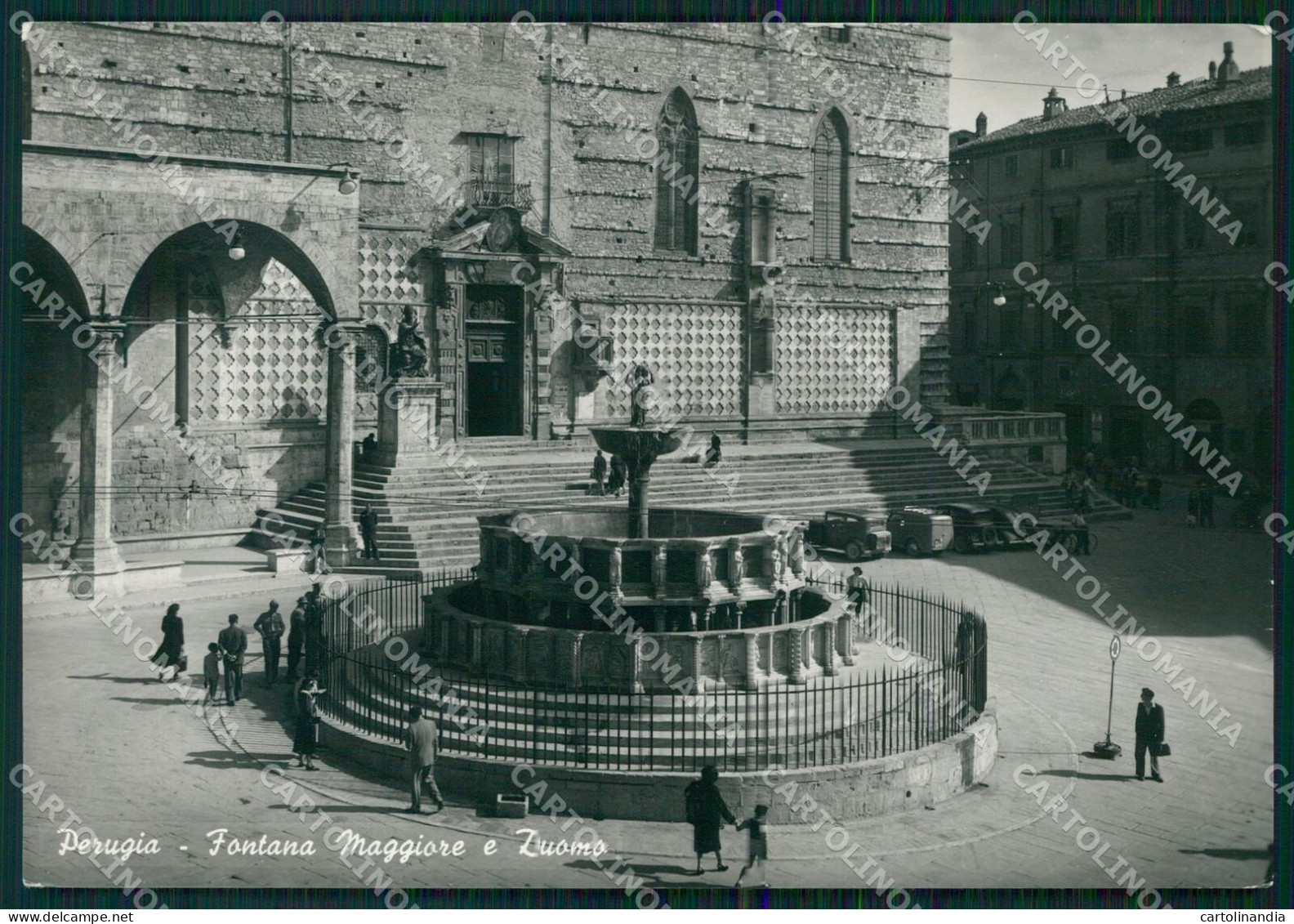 Perugia Città Duomo FG Foto Cartolina KB4586 - Perugia