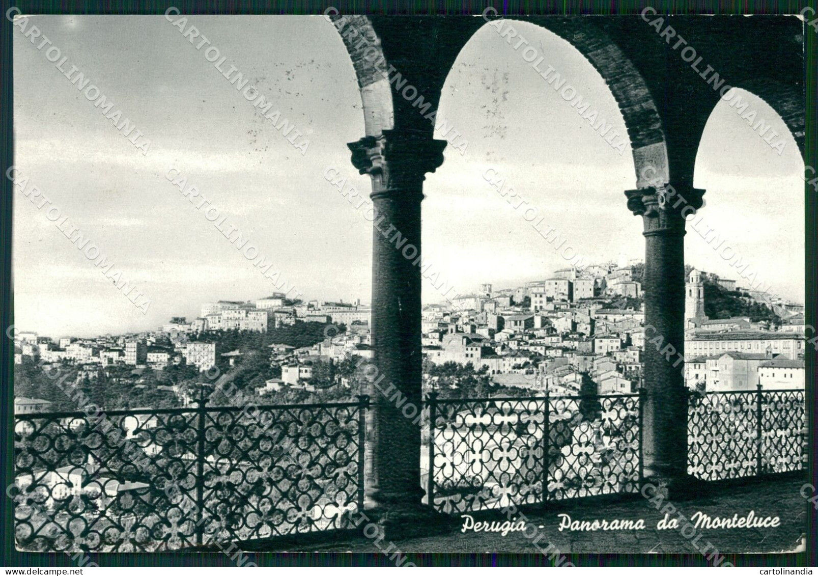 Perugia Città Monteluce PIEGHINA FG Foto Cartolina KB4578 - Perugia