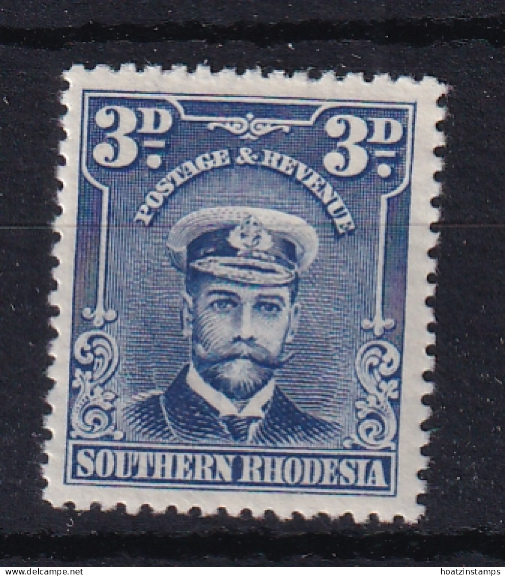 Southern Rhodesia: 1924/29   Admiral   SG5     3d     MH - Southern Rhodesia (...-1964)