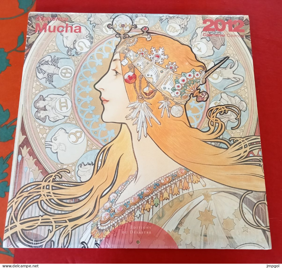 Calendrier Illustrateur Alphonse Mucha 2012 Editions Du Désastre - Tamaño Grande : 2001-...