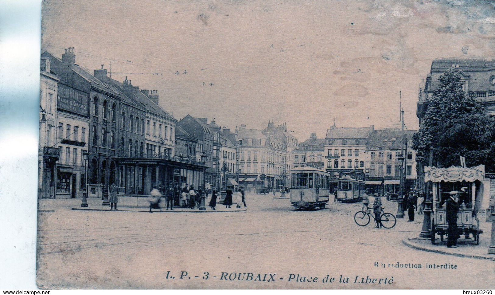 CP- ROUBAIX - Place De La Liberté - - Roubaix