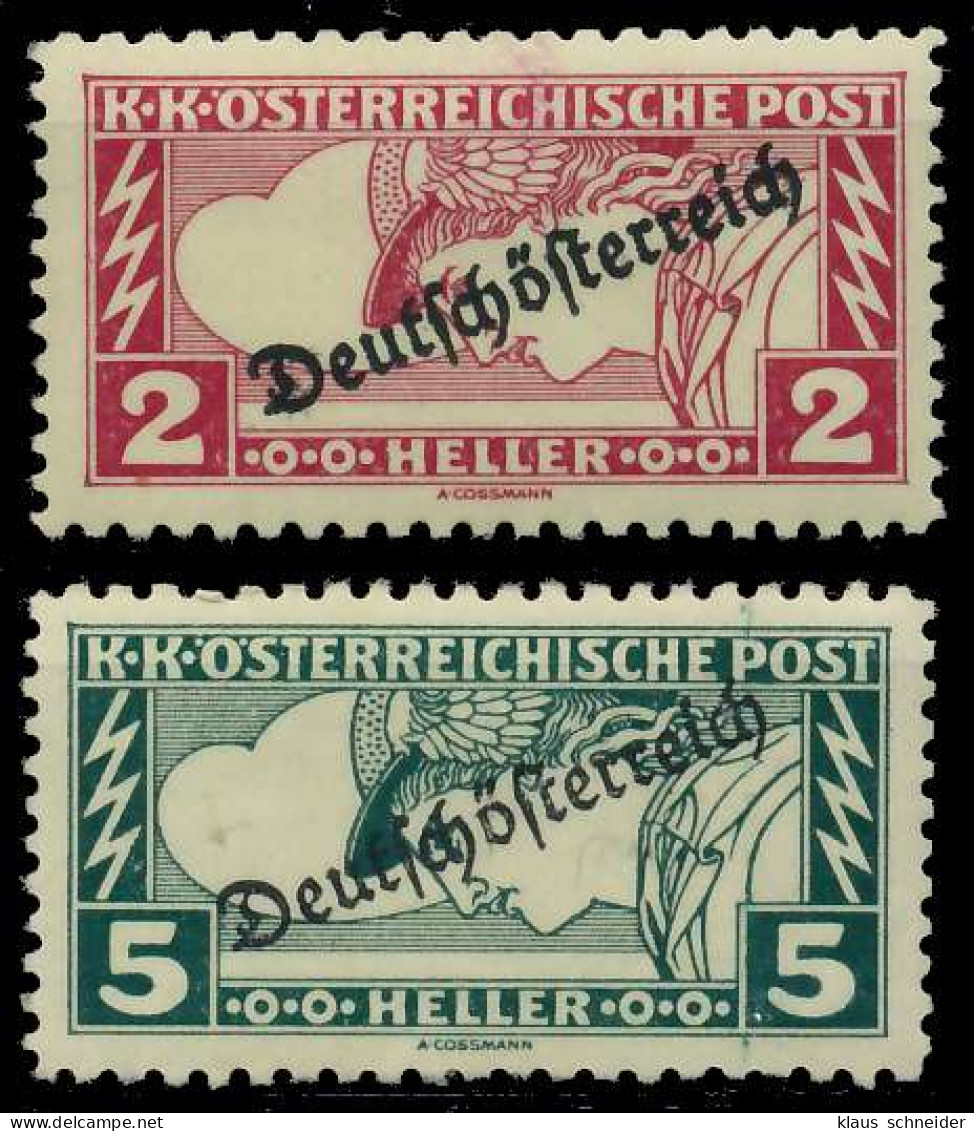 ÖSTERREICH 1919 Nr 252C-253C Ungebraucht X742BF6 - Unused Stamps