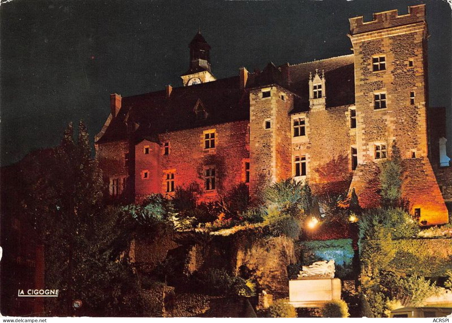 MONTLUCON Le Chateau De Nuit 29(scan Recto-verso) MA1602 - Montlucon