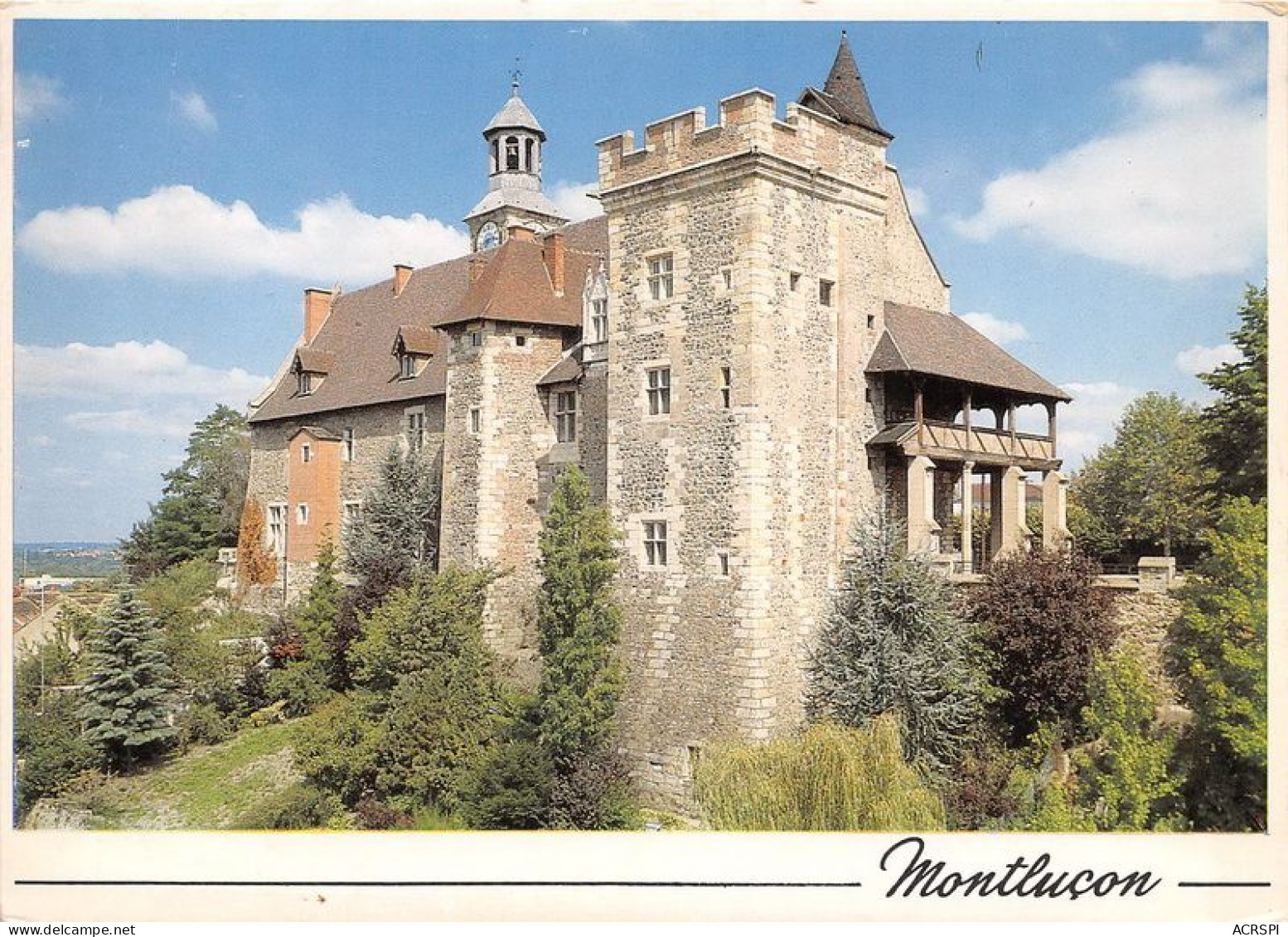 MONTLUCON Le Chateau Des Bourbons 23(scan Recto-verso) MA1629 - Montlucon