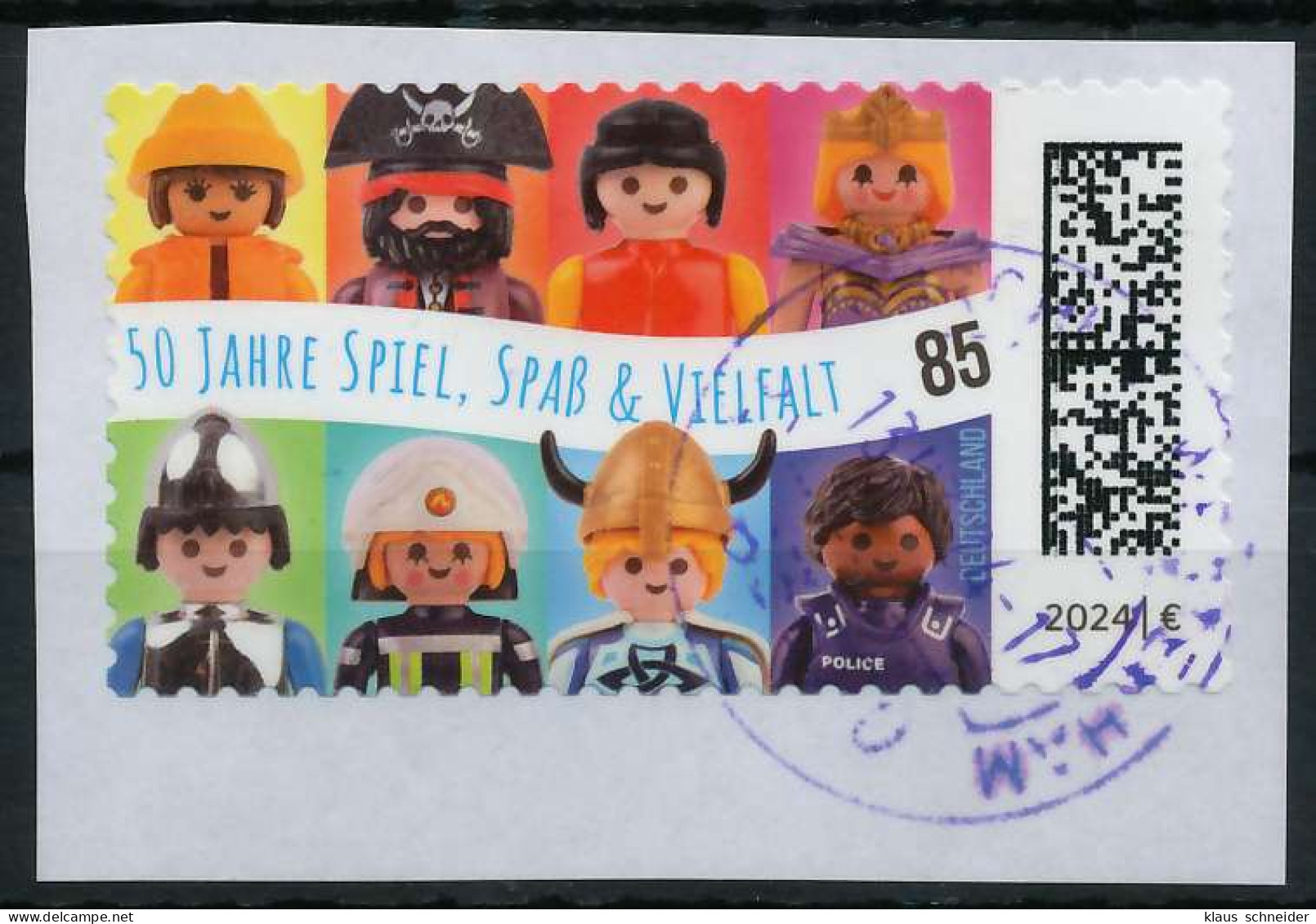 BRD BUND 2024 Nr 3821 Zentrisch Gestempelt Briefstück X742CAE - Used Stamps