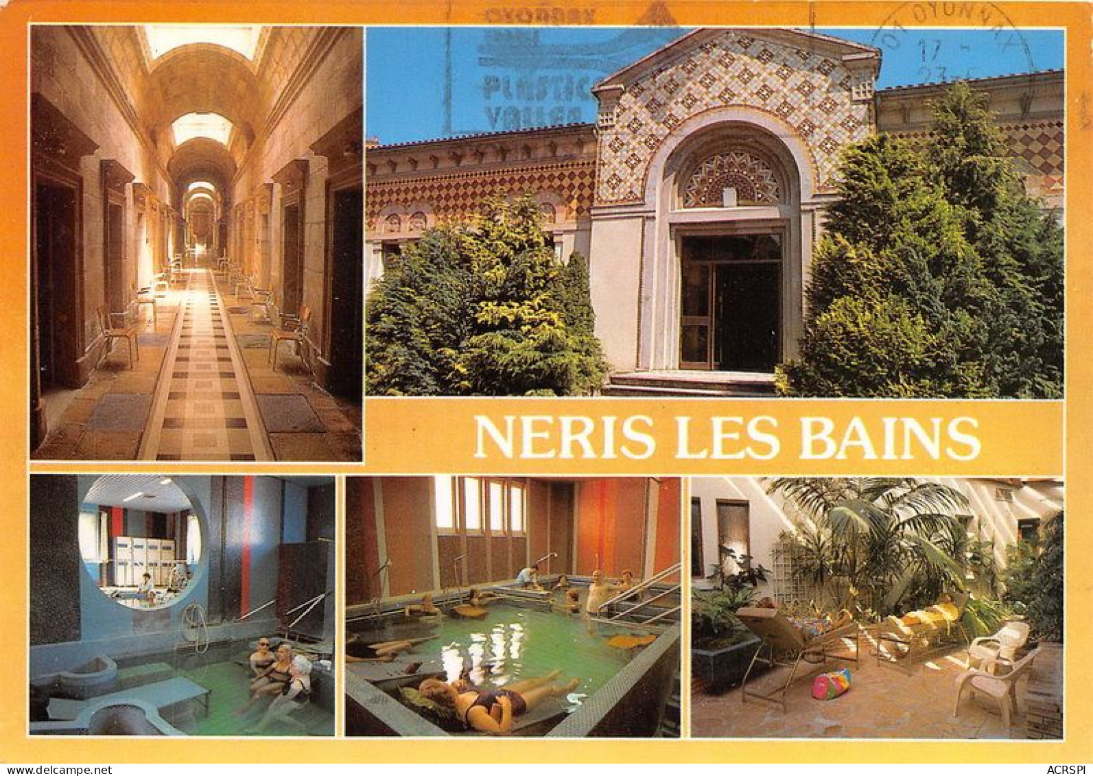 NERIS LES BAINS Le Centre De Reeducation 2 (scan Recto-verso) MA1645 - Neris Les Bains