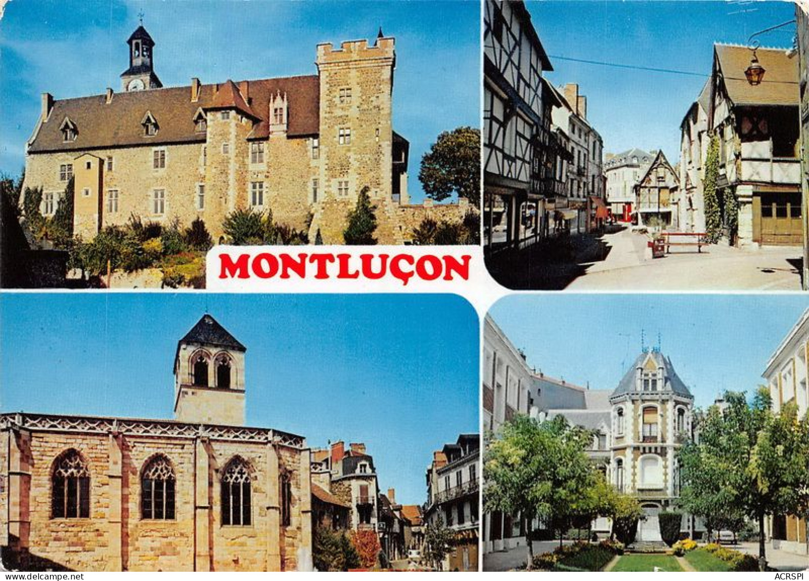 MONTLUCON Vieux Chateau Des Bourbons Quartier St Pierre 26(scan Recto-verso) MA1635 - Montlucon