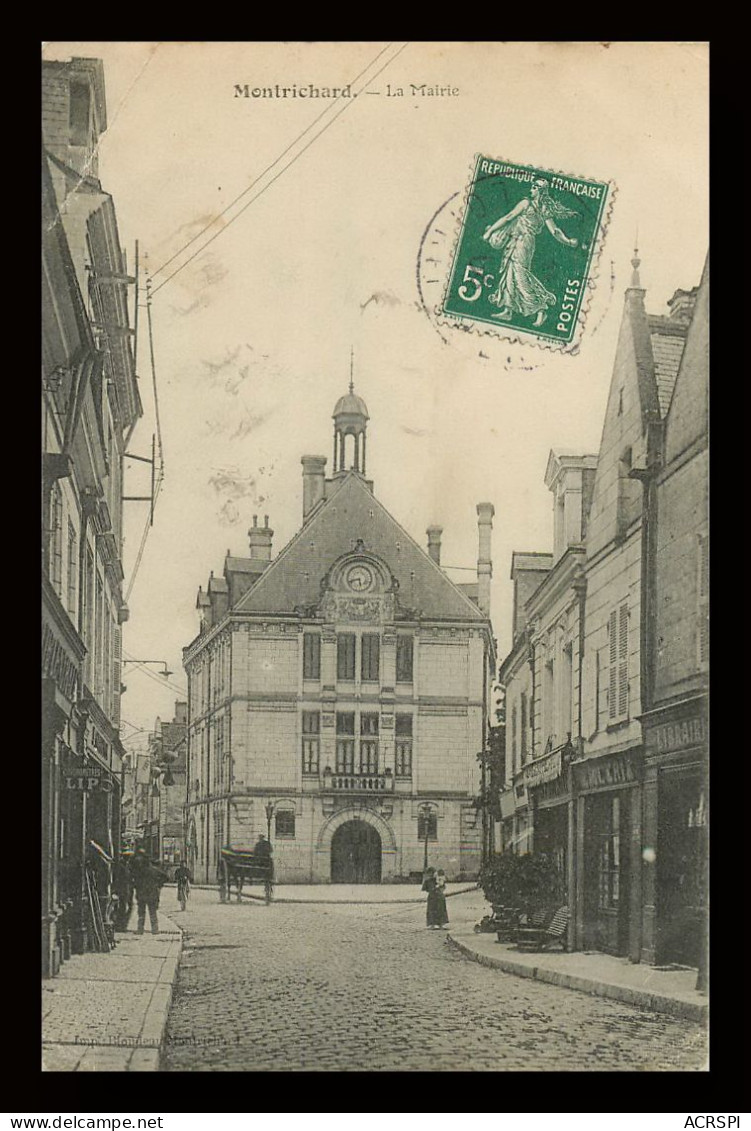 MONTRICHARD  La Mairie  44   (scan Recto-verso)MA1660Bis - Montrichard