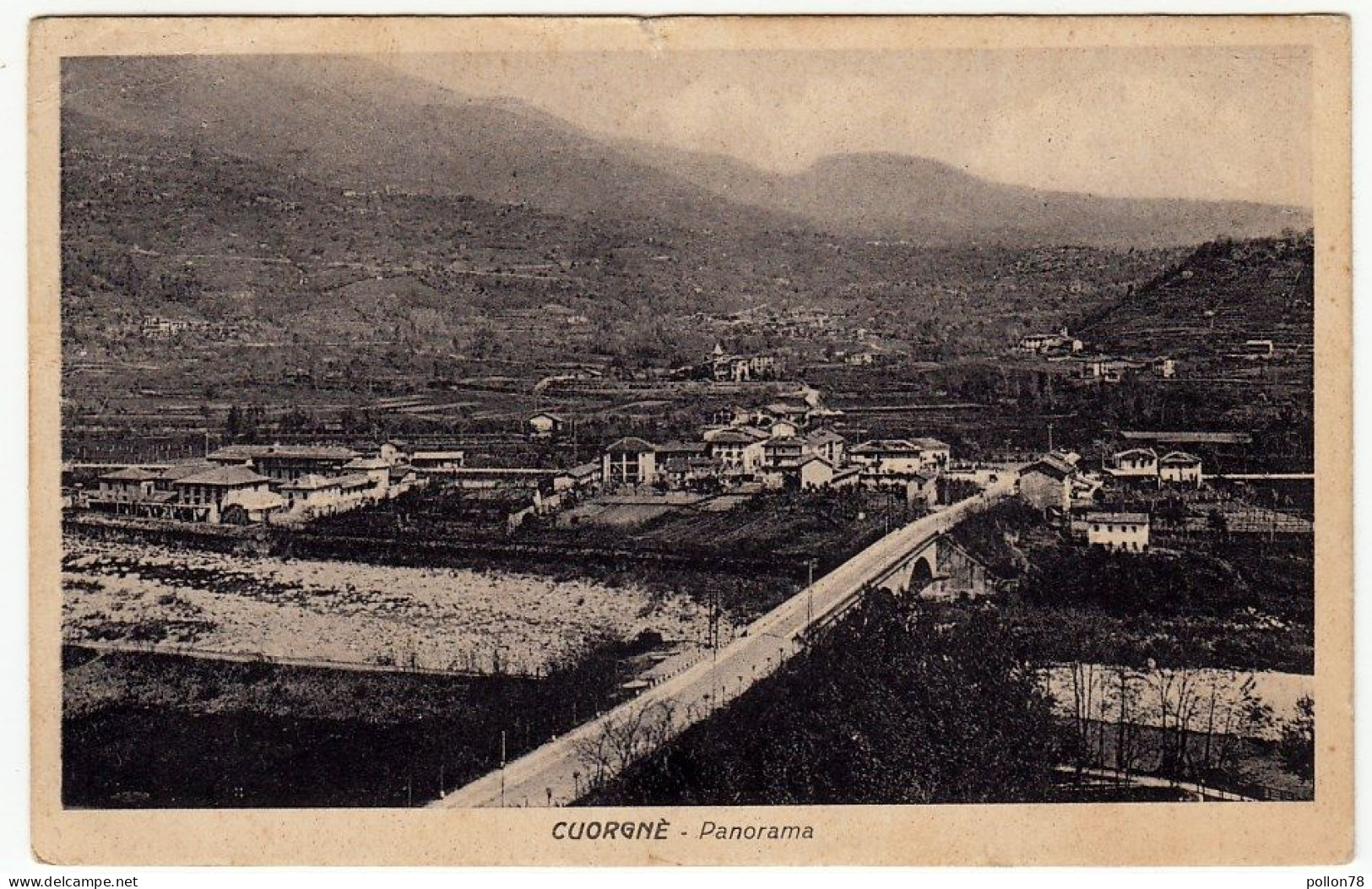 CUORGNE' - PANORAMA - TORINO - 1941 - Vedi Retro - Formato Piccolo - Andere & Zonder Classificatie