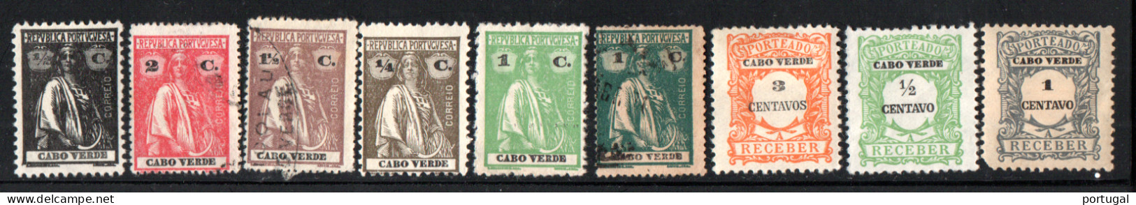 Cap Vert( 9 Timbres ) - OBLITERE - Cap Vert