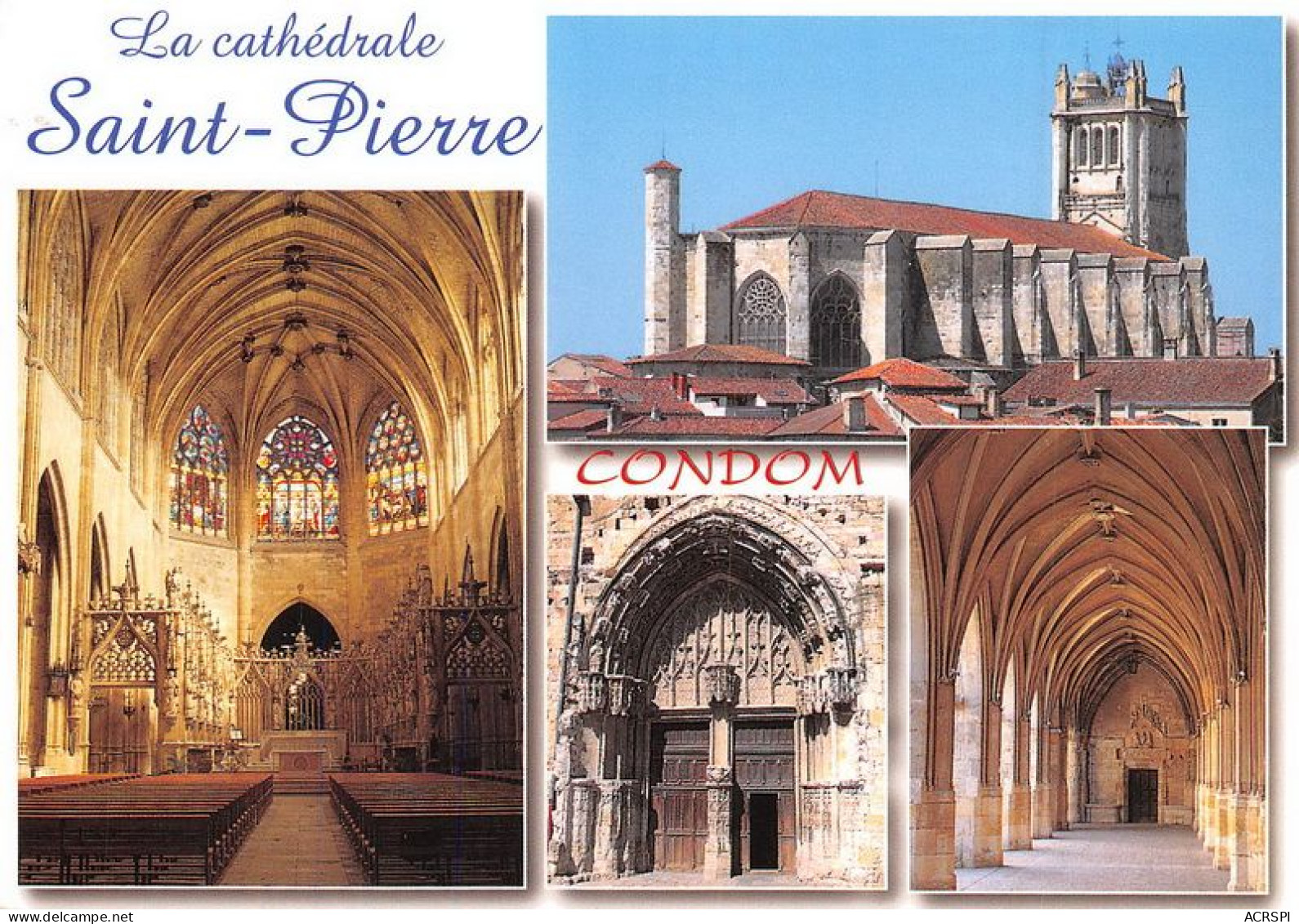 CONDOM La Cathedrale St Pierre 8(scan Recto-verso) MA1680 - Condom