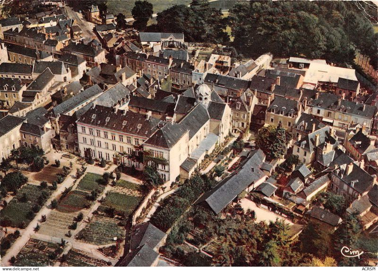 CRAON Vue Aerienne Monastere Des Benedictines Du Sacrement 4(scan Recto-verso) MA1699 - Craon