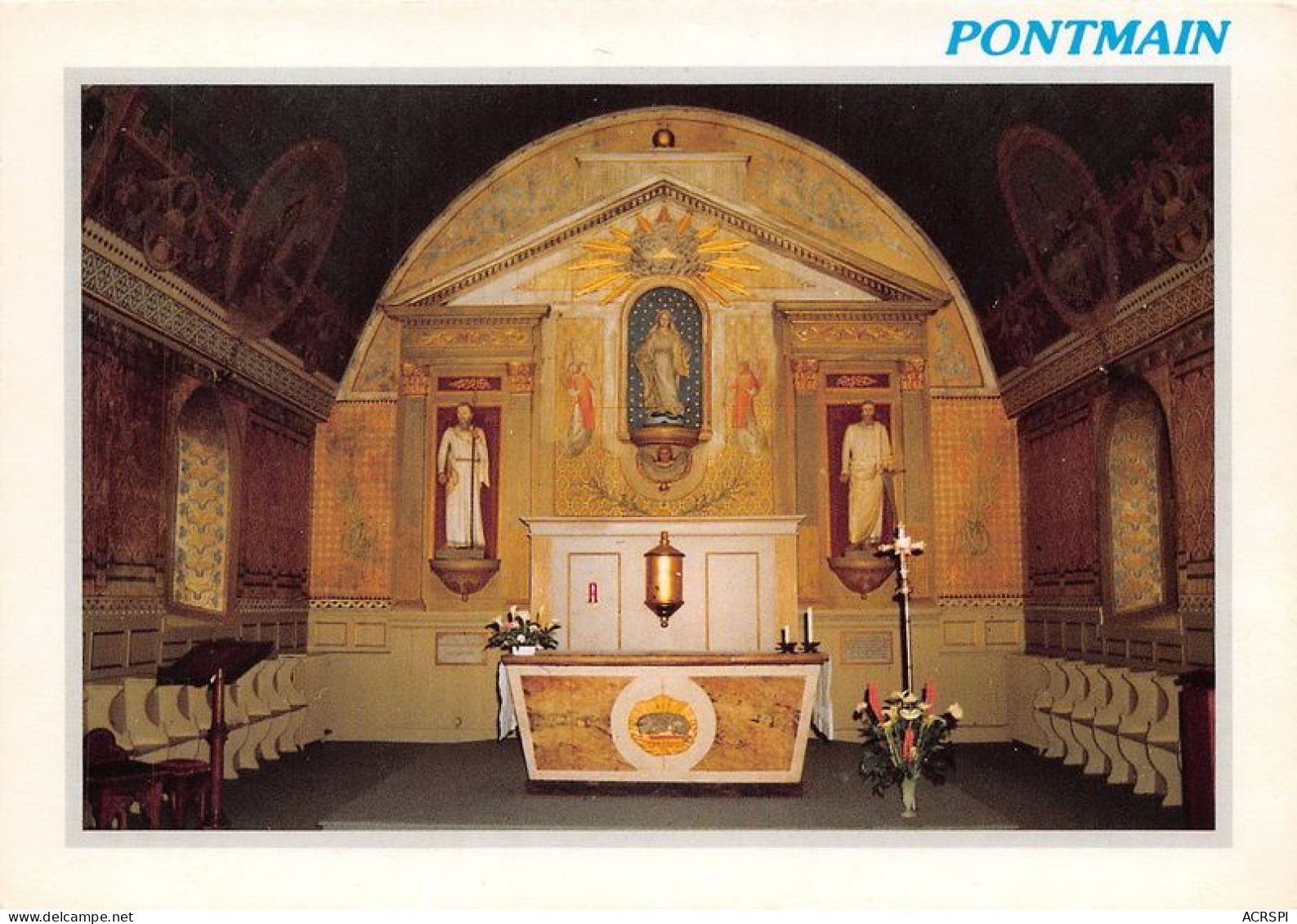 PONTMAIN L Interieur De L Eglise Paroissiale 10(scan Recto-verso) MA1693 - Pontmain