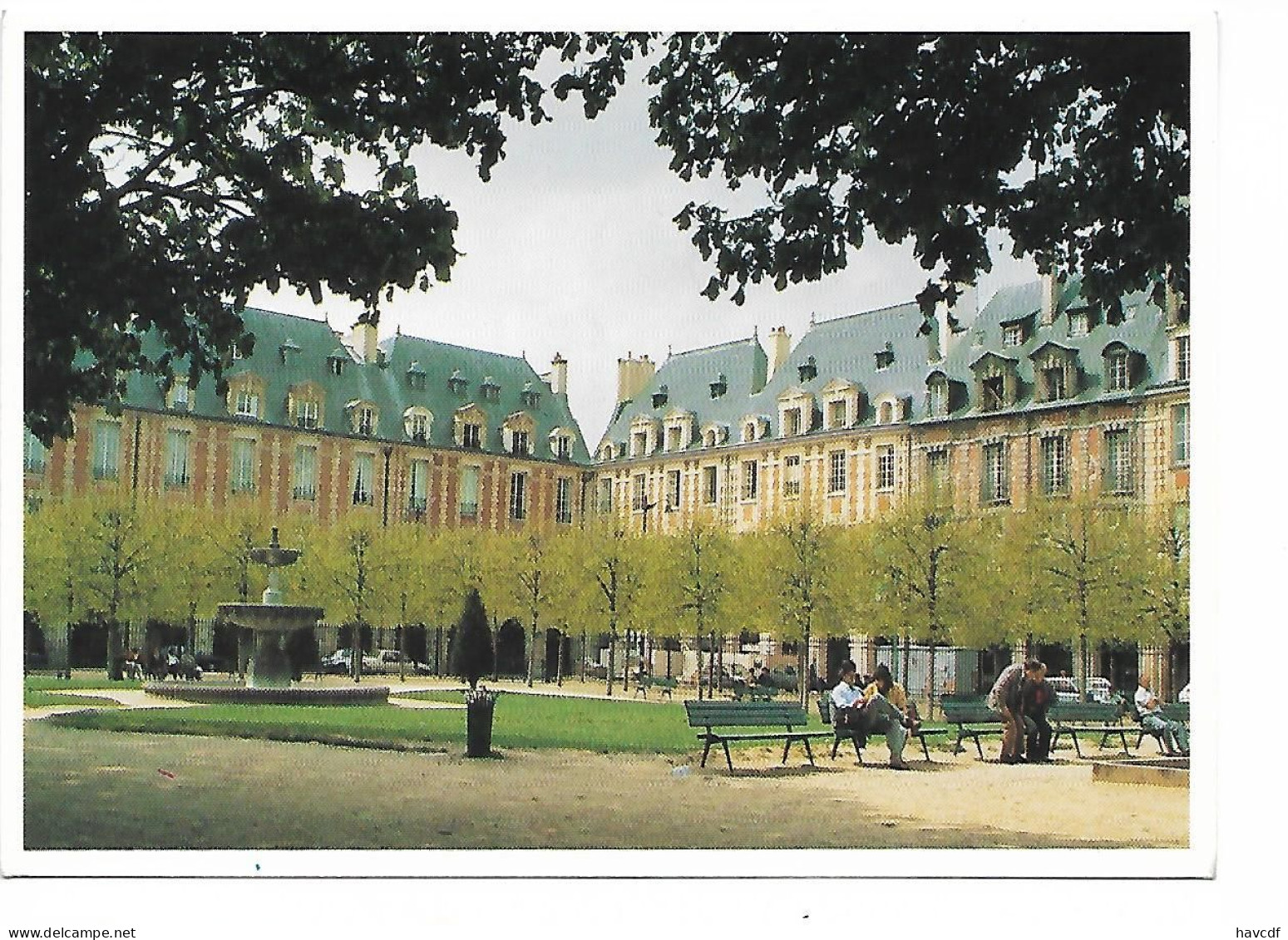 CPM - édit.PARIS-CARTES - P 87 - PARIS : VUE  PLACE  DES VOSGES - Plazas