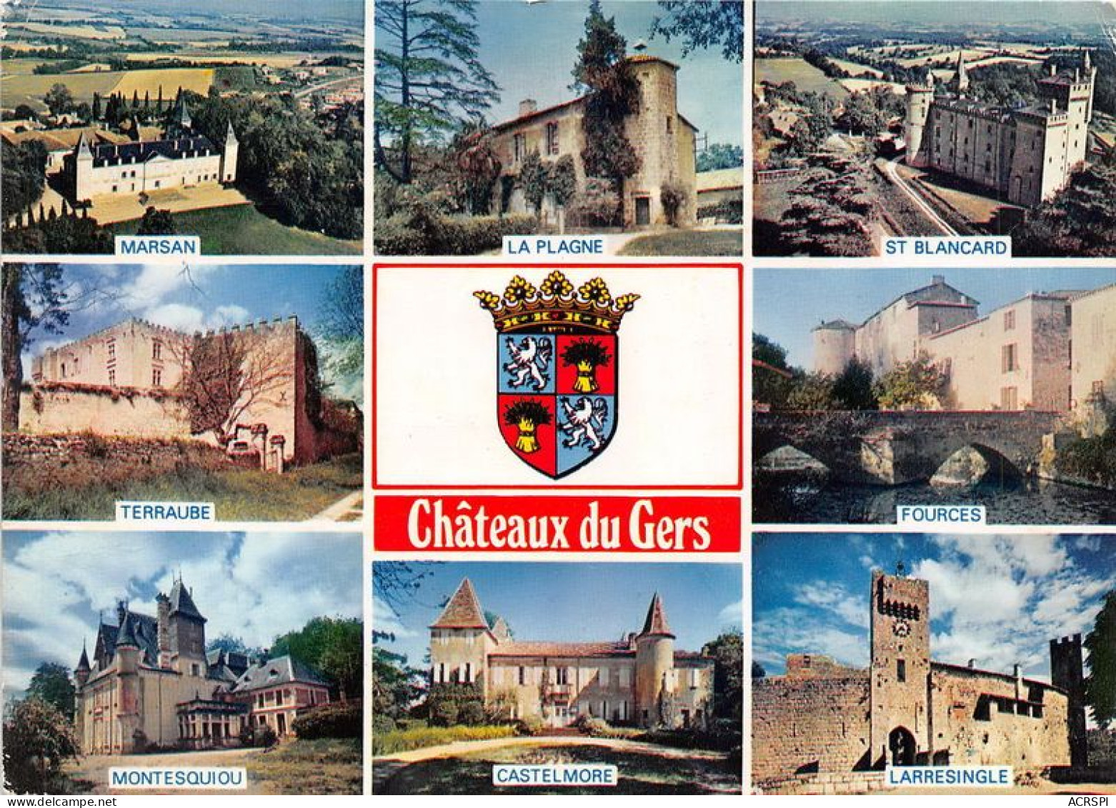 Chateaux Du Gers 26(scan Recto-verso) MA1691 - Barbotan