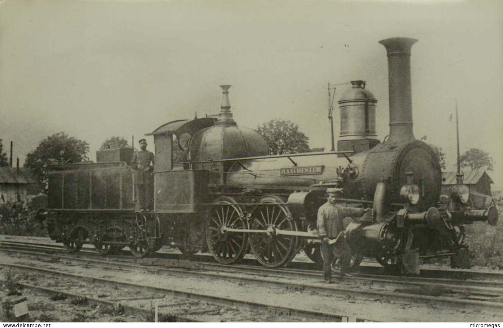 Köln-Mindener Eisenbahn - Lokomotive "Manchester", Borsig  - Photo "La Vie Du Rail" - Treinen
