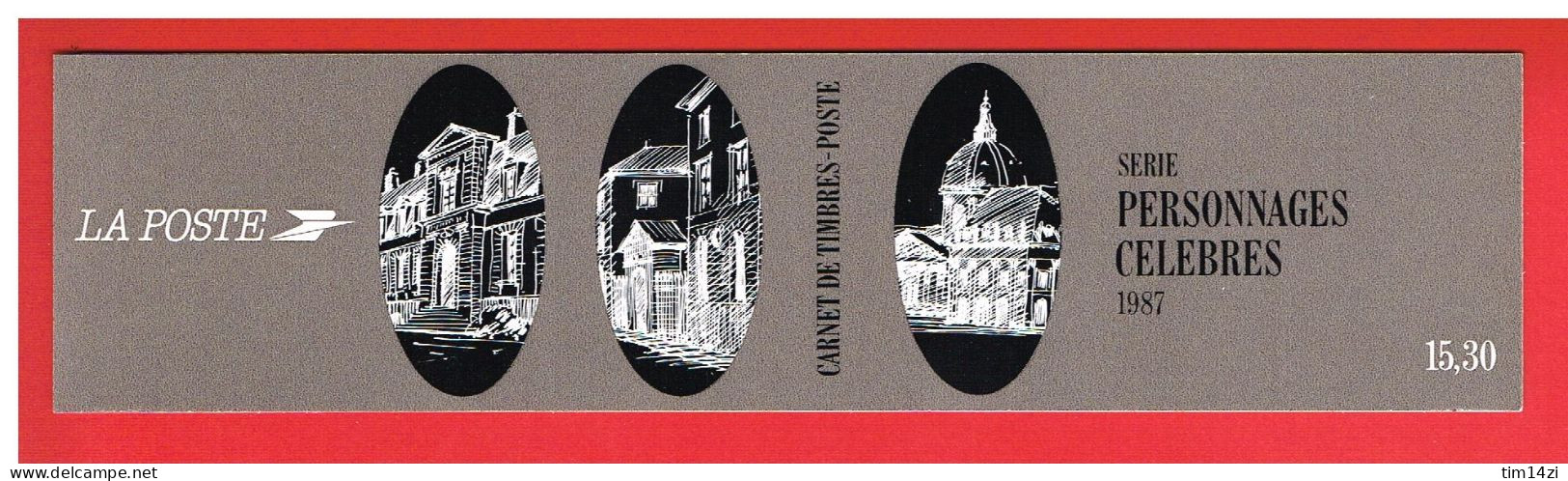 FRANCE - 1987 - CARNET COMMEMORATIF - BC2460** NON PLIEE - Personnages Célèbres - MEDECINS  - Y & T - COTE : 8 Euros - Conmemorativos