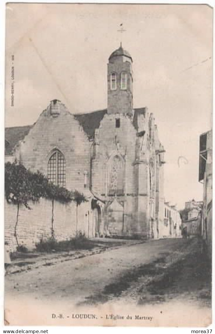 LOUDUN  L'église Du Martray - Loudun