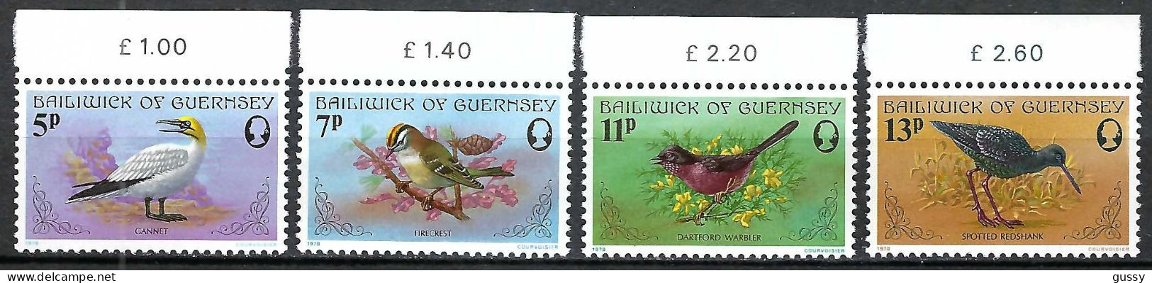 GUERNESEY Ca.1953-...: Lot De Neufs** BDF "OISEAUX" - Guernsey