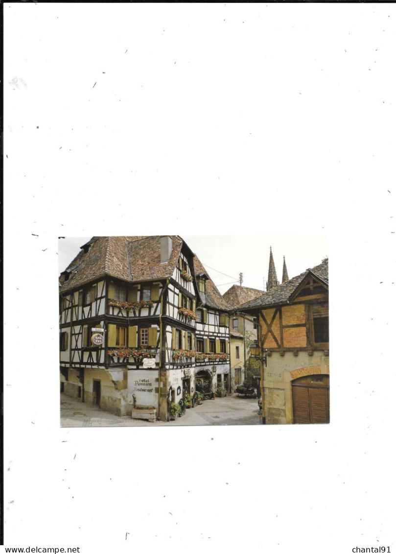 CARTE POSTALE 67 OBERNAI VIEILLES MAISONS A COLOMBAGES - Obernai