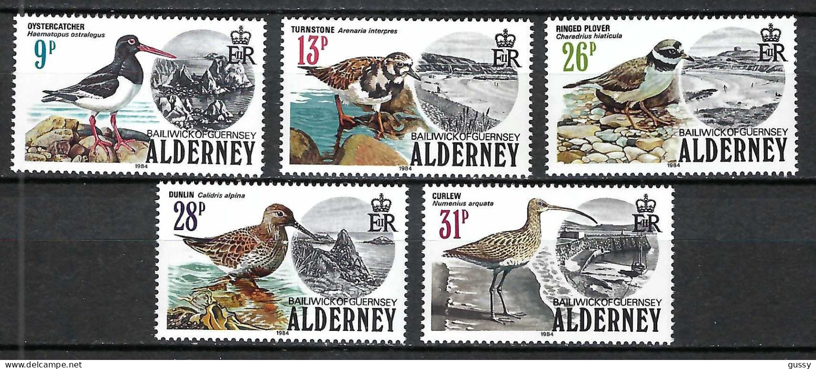 ALDERNEY Ca.1953-...: Lot De Neufs** "OISEAUX" - Guernsey