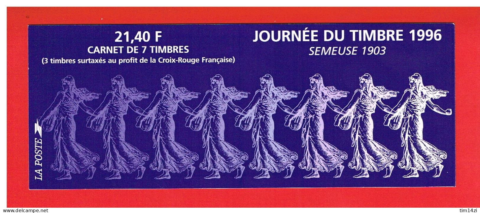 FRANCE 1996 - CARNET JOURNEE DU TIMBRE - BC 2992 - NEUF** - LA SEMEUSE -  Y.&.T - Cote : 17.00 € - Tag Der Briefmarke