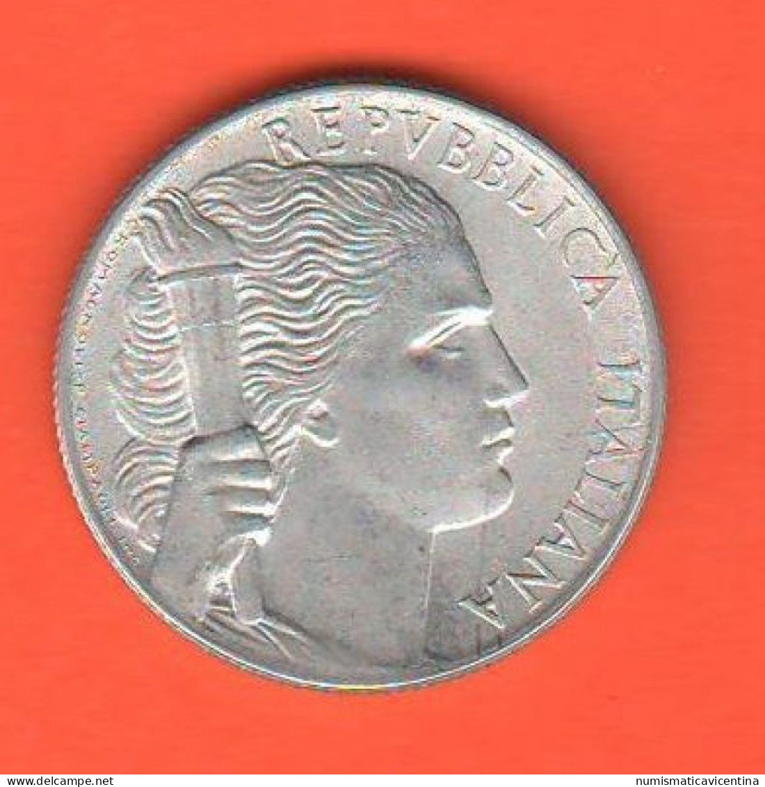 5 Lire 1950 Italia Repubblica Aluminum Coin Italie Italy UVA - 5 Liras