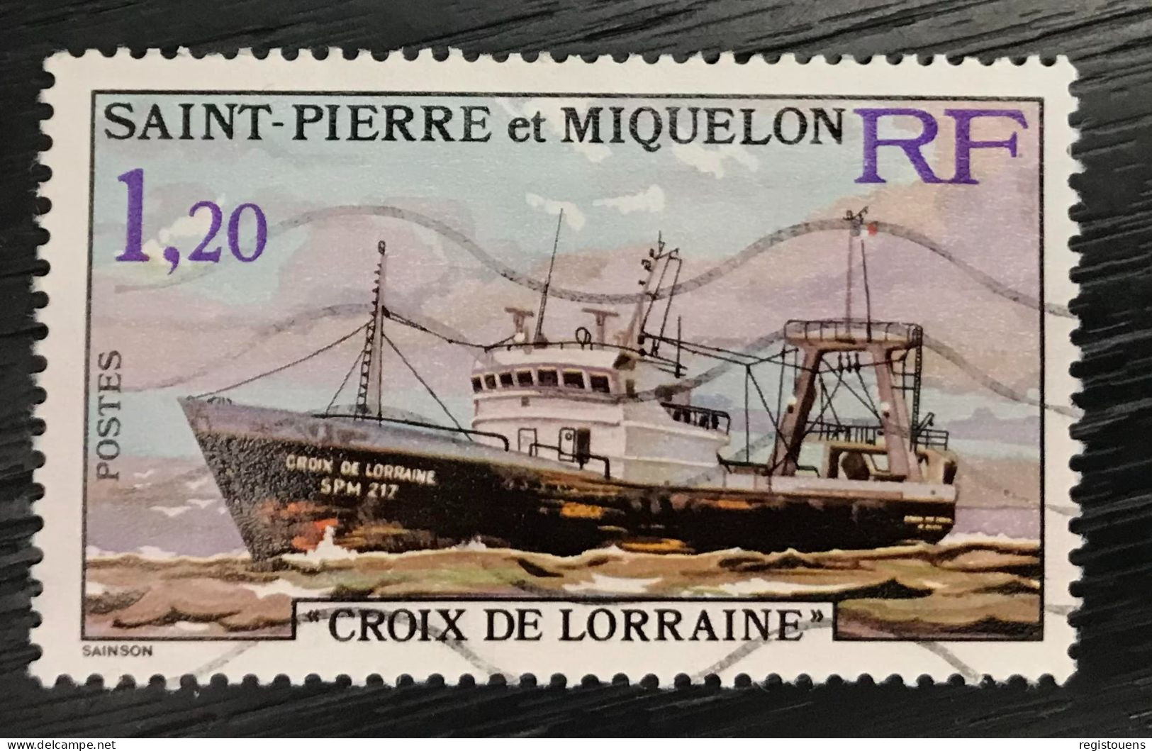 Timbre Oblitéré Saint-Pierre Et Miquelon 1976 Y&t N° 453 - Used Stamps