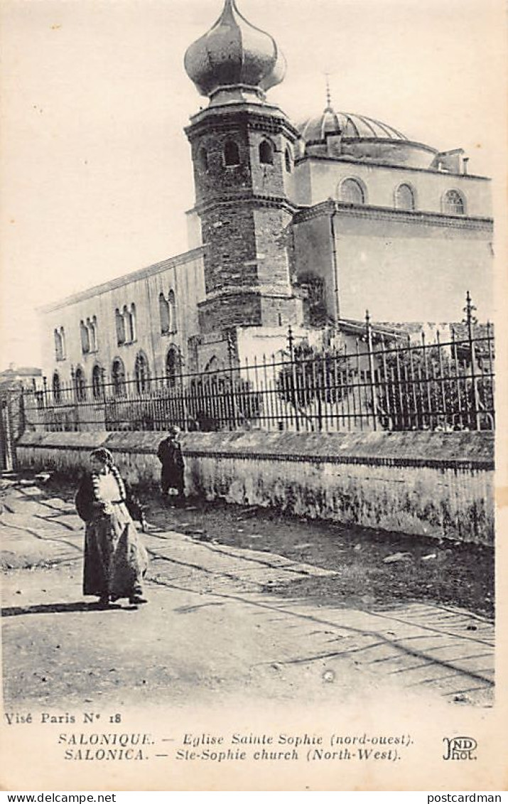 JUDAICA - Greece - SALONICA - Jewish Woman In Kathigitou Antoniou Keramopoulou Street (St. Sophia Church) - Publ. ND Pho - Kortrijk