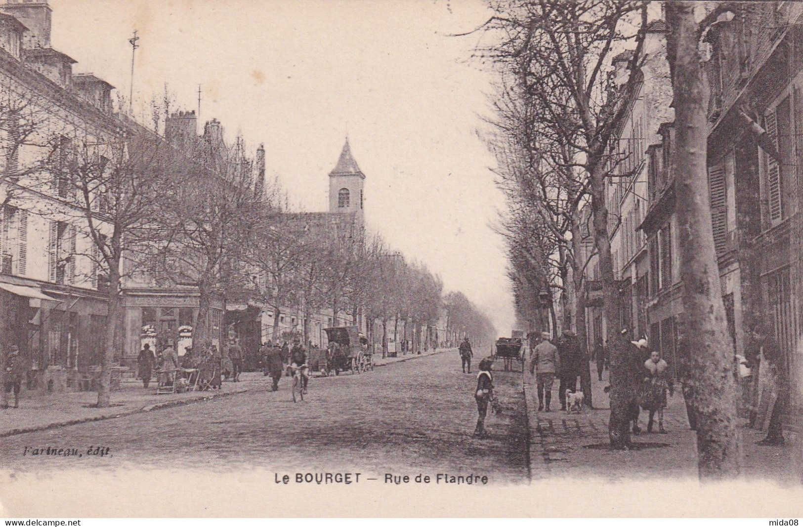 93. LE BOURGET . Rue De Flandre . Animée - Le Bourget