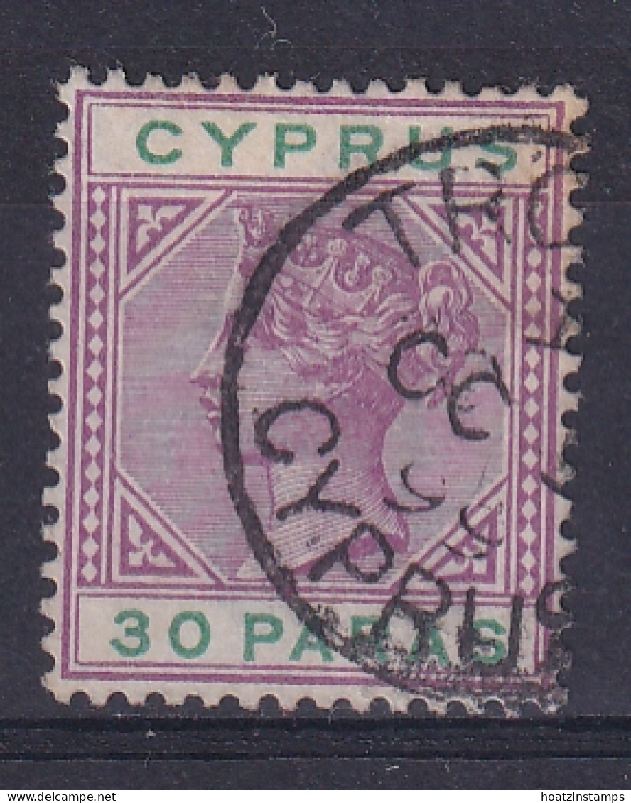 Cyprus: 1894/96   QV   SG41   30pa       Used - Chipre (...-1960)