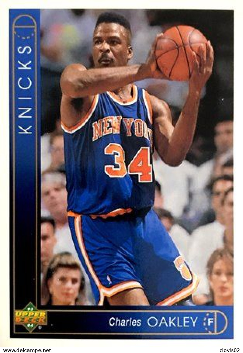 28 Charles Oakley - New York Knicks - Carte Upper Deck NBA 1993 - Altri & Non Classificati