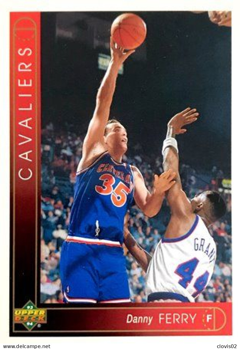 46 Danny Ferry - Cleveland Cavaliers - Carte Upper Deck NBA 1993 - Sonstige & Ohne Zuordnung